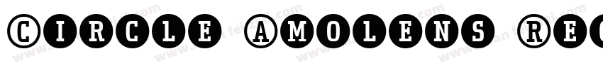 Circle Amolens Regular字体转换